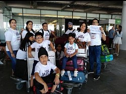 Private group airport transfer from Suvarnabhumi Airport to Pattaya with luggage.