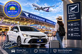 Private taxi from Suvarnabhumi Airport (BKK) to Pattaya