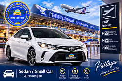 Private airport transfer vehicles from Suvarnabhumi Airport to Pattaya – Sedan, MPV and Van